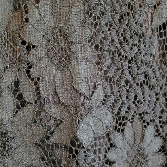 LuLu’s Black Lace Bell‑Sleeve Mini Dress L V‑Back Whimsygoth Party NYE Witchy - Picture 3 of 11